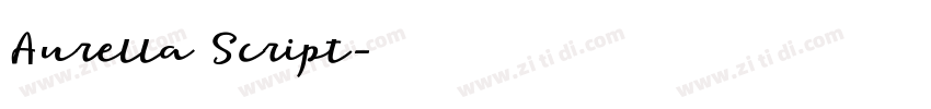 Aurella Script字体转换 Aurella Script字体转换